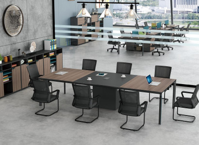 Konferenztisch Büro Kabelkanal Netzwerk Tische Besprechungstisch